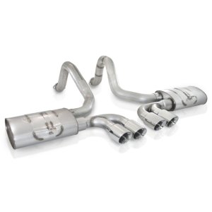 Chevrolet Corvette Performance Exhaust - Rear - Stainless Works - Cat Back - `97-`04